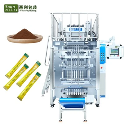 Multi-pakkemaskin for melkepulverpose